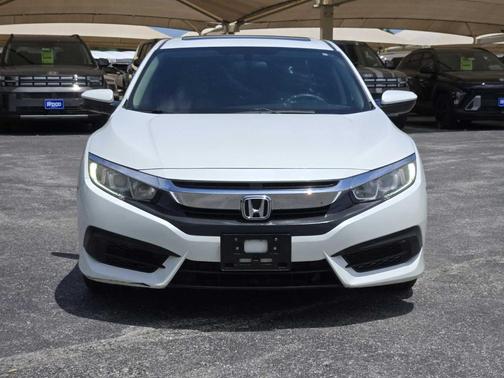 White 2017 Honda Civic EX