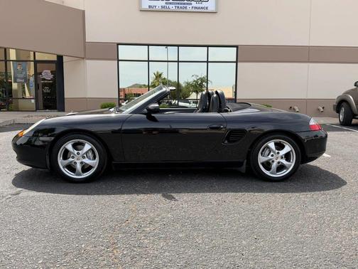 Black 2001 Porsche Boxster Cabriolet 2D
