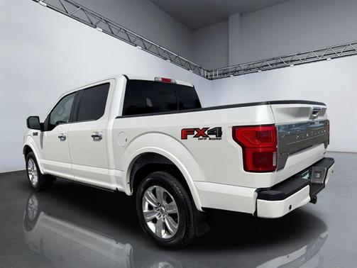 White Platinum Metallic Tri-Coat 2019 Ford F-150 Platinum