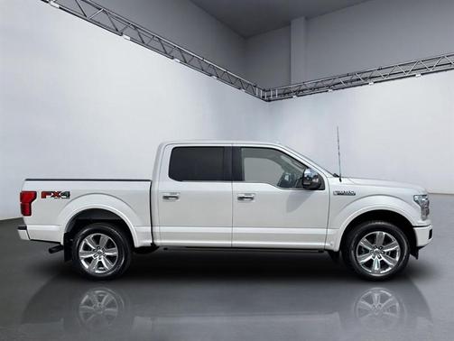 White Platinum Metallic Tri-Coat 2019 Ford F-150 Platinum