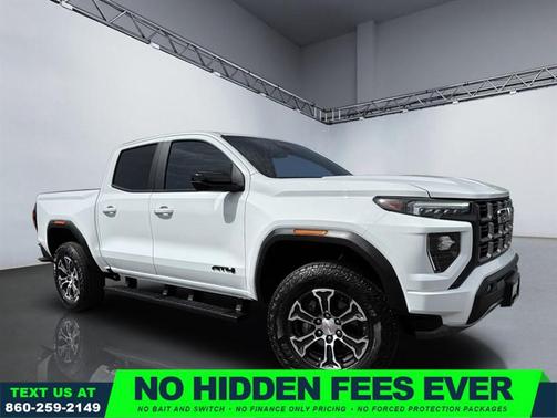 Summit White 2025 GMC Canyon AT4