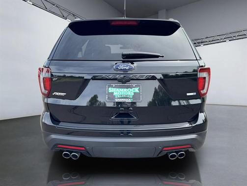 Shadow Black 2018 Ford Explorer Sport