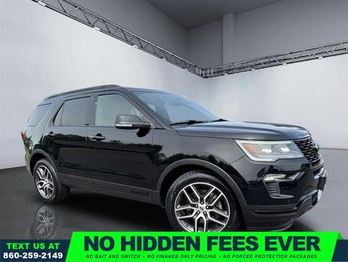 Shadow Black 2018 Ford Explorer Sport