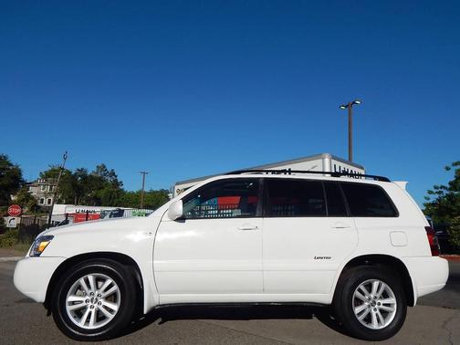 Super White 2007 Toyota Highlander Hybrid Limited