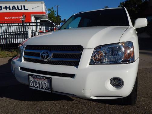 Super White 2007 Toyota Highlander Hybrid Limited