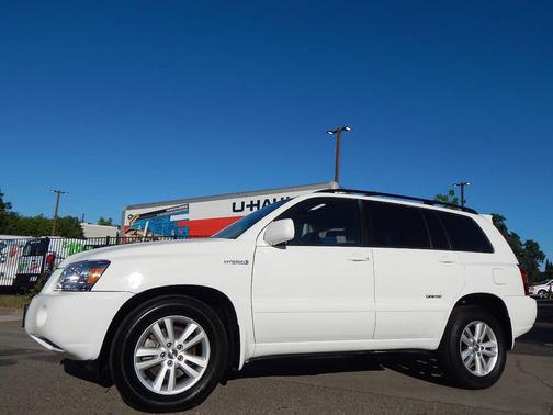 Super White 2007 Toyota Highlander Hybrid Limited