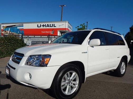 Super White 2007 Toyota Highlander Hybrid Limited