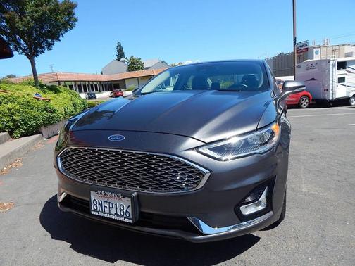 Charcoal 2019 Ford Fusion Hybrid Titanium