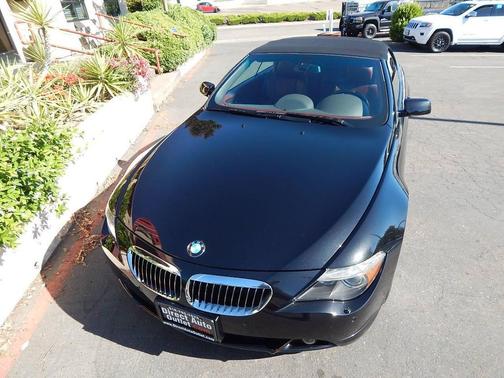 Black 2004 BMW 645 645Ci 2dr Convertible
