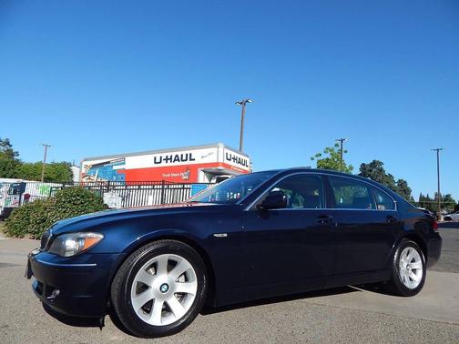 Blue 2006 BMW 750 Li
