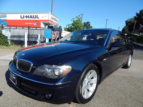 Blue 2006 BMW 750 Li