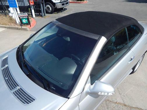Silver 2004 Mercedes-Benz CLK-Class 500 Cabriolet