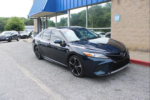 Blue 2019 Toyota Camry XSE