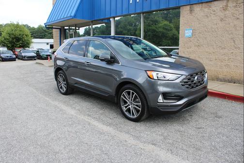 Gray 2021 Ford Edge Titanium
