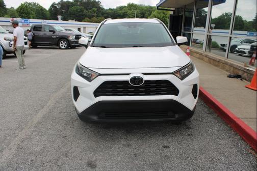 White 2019 Toyota RAV4 LE