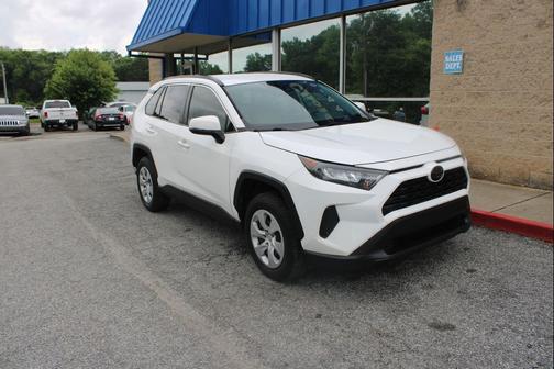 White 2019 Toyota RAV4 LE