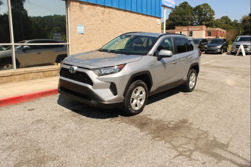 Silver 2021 Toyota RAV4 Hybrid LE