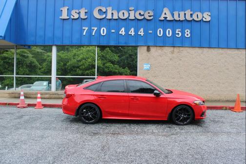 Red 2022 Honda Civic Sport