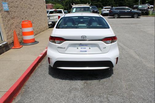 White 2022 Toyota Corolla LE