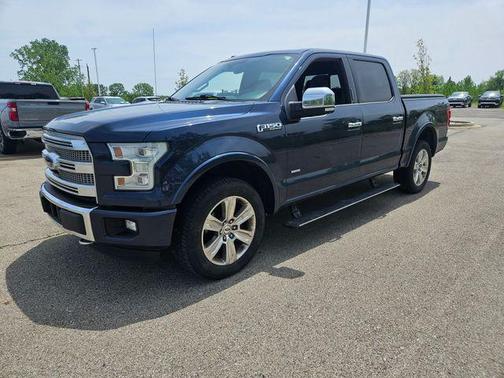 White Platinum Metallic Tri-Coat 2015 Ford F-150 Platinum