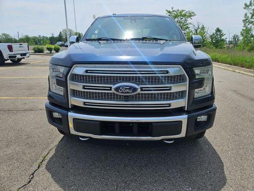 White Platinum Metallic Tri-Coat 2015 Ford F-150 Platinum