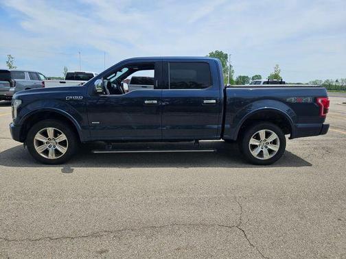 White Platinum Metallic Tri-Coat 2015 Ford F-150 Platinum