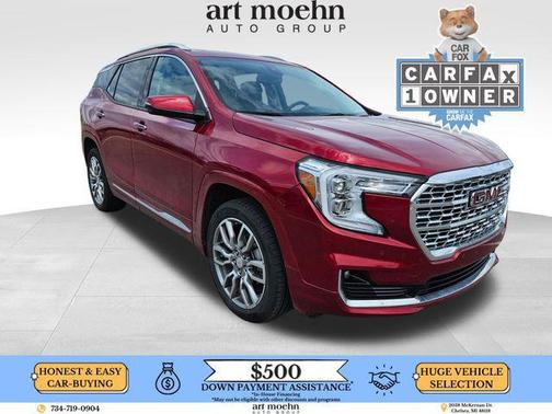 Volcanic Red Tintcoat 2023 GMC Terrain Denali