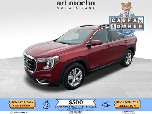 Volcanic Red Tintcoat 2023 GMC Terrain SLE