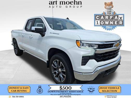 Summit White 2023 Chevrolet Silverado 1500 LT