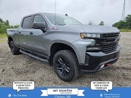 Satin Steel Metallic 2021 Chevrolet Silverado 1500 LT Trail Boss