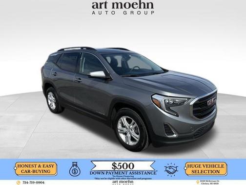 Satin Steel Metallic 2020 GMC Terrain SLE