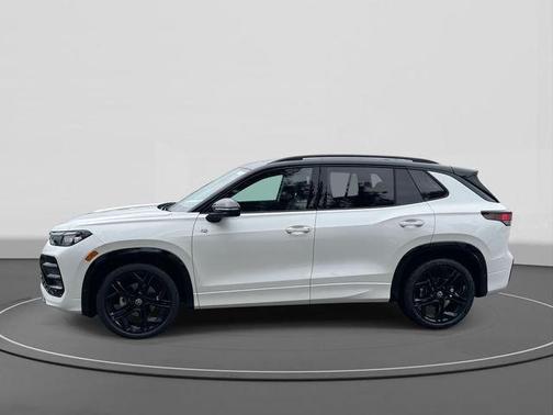 Opal White W/Deep Black Roof 2026 Volkswagen Tiguan 2.0T SE R-Line Black
