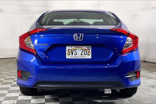 Aegean Blue Metallic 2016 Honda Civic LX