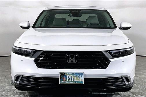 Platinum White Pearl 2024 Honda Accord Hybrid Touring