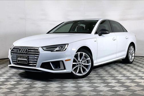 Glacier White Metallic 2019 Audi A4 2.0T Premium Plus