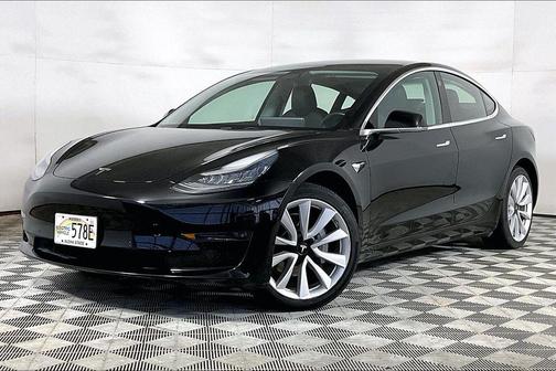 Black 2018 Tesla Model 3 Mid Range