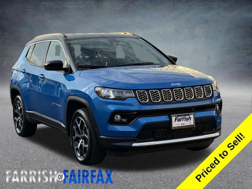 Hydro Blue Pearlcoat 2025 Jeep Compass Limited