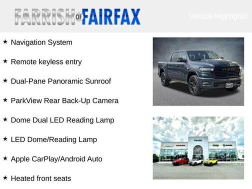 Forged Blue Metallic 2026 RAM 1500 Laramie