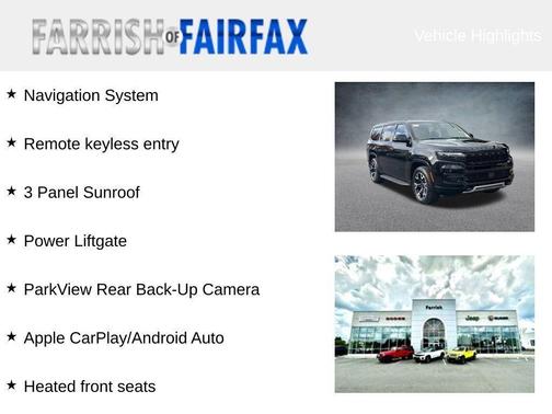 2025 Jeep Wagoneer Series II Overland 4x4