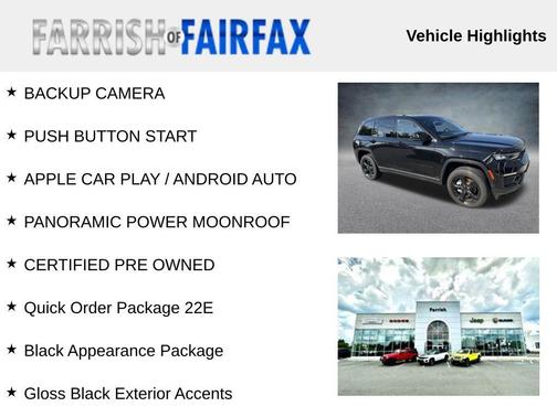 Diamond Black Crystal Pearlcoat 2024 Jeep Grand Cherokee Limited