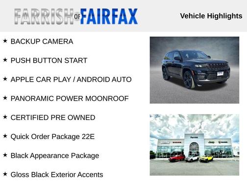 Diamond Black Crystal Pearlcoat 2024 Jeep Grand Cherokee Limited