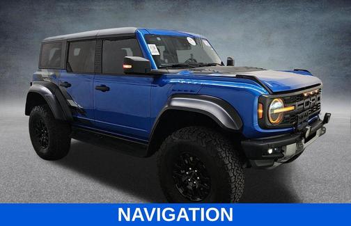 Velocity Blue Metallic 2022 Ford Bronco Raptor