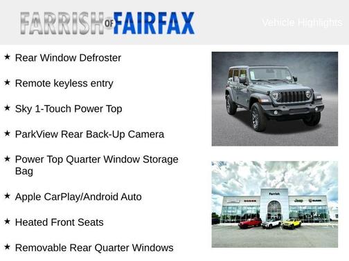 2026 Jeep Wrangler Sport S