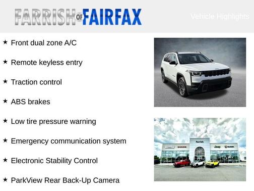 Bright White Clearcoat 2026 Jeep Cherokee Limited