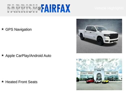 2026 RAM 1500 Big Horn/Lone Star