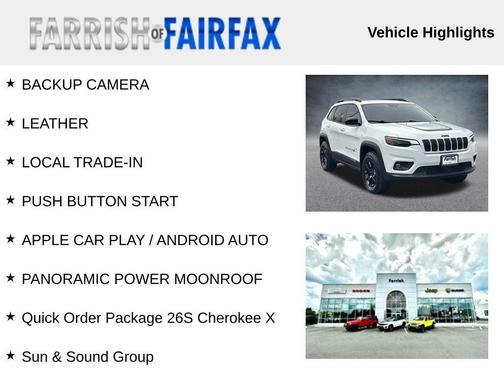 2022 Jeep Cherokee X 4x4