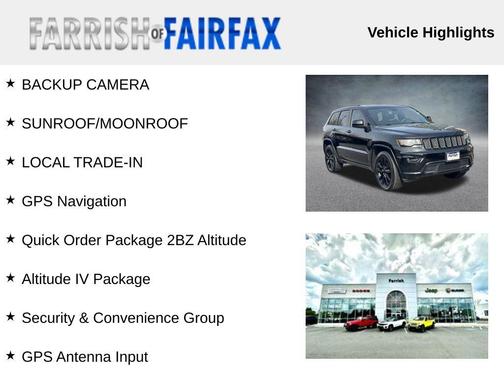 2018 Jeep Grand Cherokee Altitude