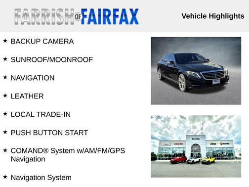 2016 Mercedes-Benz S-Class 4MATIC