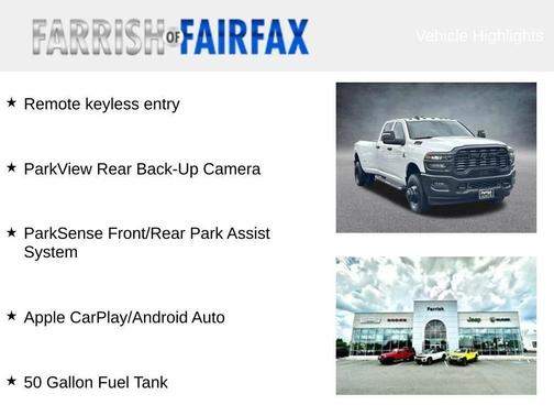 Bright White Clearcoat 2026 RAM 3500 Tradesman