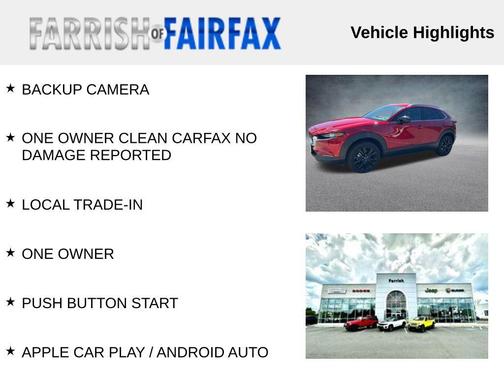 Soul Red Crystal Metallic 2025 Mazda CX-30 2.5 S Select Sport